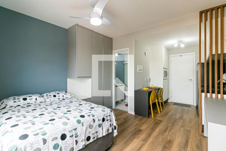 Studio - Cozinha /Suíte de apartamento para alugar com 1 quarto, 26m² em Vila Zilda, São Paulo
