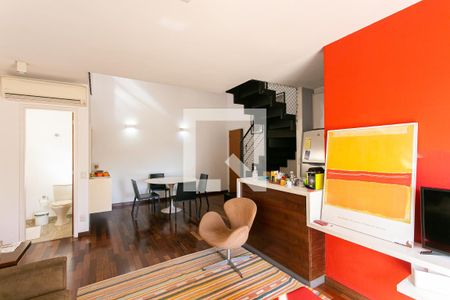 Sala de apartamento à venda com 1 quarto, 75m² em Sumarezinho, São Paulo
