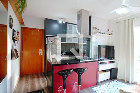 Sala  de apartamento para alugar com 2 quartos, 55m² em Jardim Ampliação, São Paulo