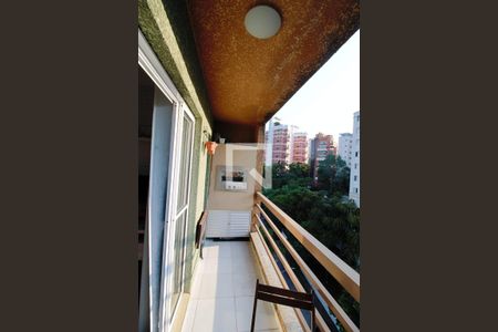 Varanda da Sala de apartamento para alugar com 2 quartos, 55m² em Jardim Ampliação, São Paulo