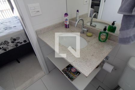 Banheiro de kitnet/studio para alugar com 1 quarto, 24m² em Brooklin Paulista, São Paulo