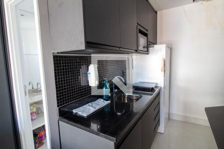 Cozinha de kitnet/studio para alugar com 1 quarto, 24m² em Brooklin Paulista, São Paulo