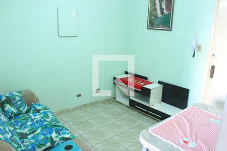 Sala de apartamento para alugar com 1 quarto, 35m² em Itararé, São Vicente