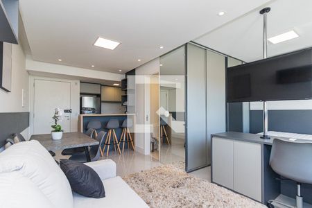 Sala/Quarto de apartamento para alugar com 1 quarto, 42m² em Jardim Botânico, Porto Alegre
