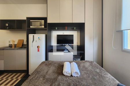 Quarto/Sala de kitnet/studio à venda com 1 quarto, 25m² em Santa Paula, São Caetano do Sul