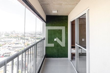 Varanda da Sala de apartamento à venda com 2 quartos, 42m² em Vila Independência, São Paulo