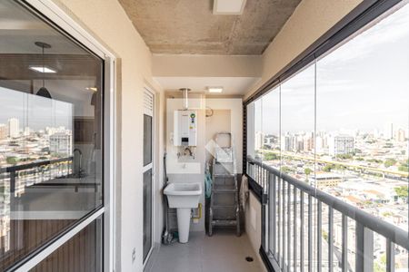 Varanda da Sala de apartamento à venda com 2 quartos, 42m² em Vila Independência, São Paulo
