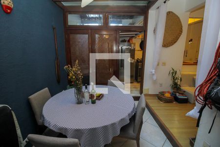 Sala de Jantar de apartamento à venda com 1 quarto, 55m² em Laranjeiras, Rio de Janeiro