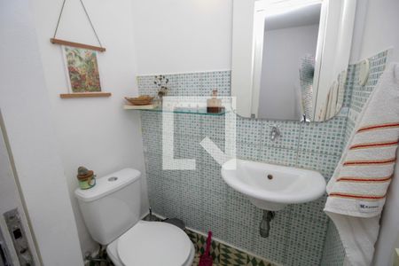 Lavabo de apartamento à venda com 1 quarto, 55m² em Laranjeiras, Rio de Janeiro