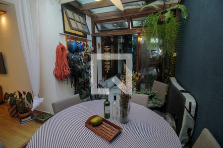 Sala de Jantar de apartamento à venda com 1 quarto, 55m² em Laranjeiras, Rio de Janeiro