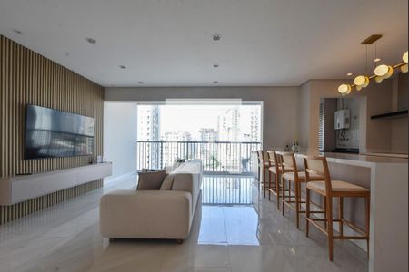 Sala de Estar de apartamento para alugar com 2 quartos, 77m² em Vila Cordeiro, São Paulo