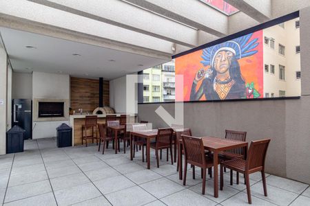 Apartamento à venda com 35m², 1 quarto e 1 vaga Apartamento à venda com 35m², 1 quarto e 1 vagaÁrea comum - Churrasqueira