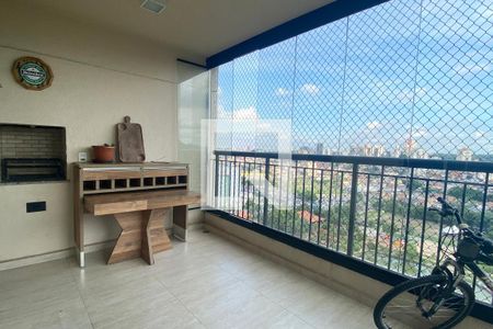 Varanda gourmet de apartamento para alugar com 3 quartos, 120m² em Jardim Tupanci, Barueri