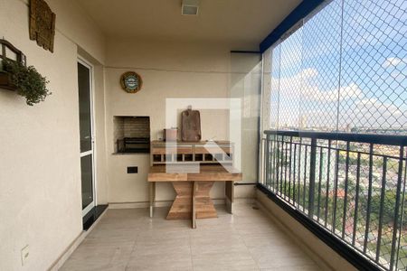 Varanda gourmet de apartamento para alugar com 3 quartos, 120m² em Jardim Tupanci, Barueri