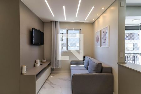 Sala de apartamento à venda com 1 quarto, 40m² em Parque Reboucas, São Paulo