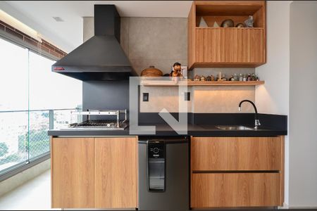 Varanda gourmet de apartamento à venda com 3 quartos, 131m² em Mirandópolis, São Paulo