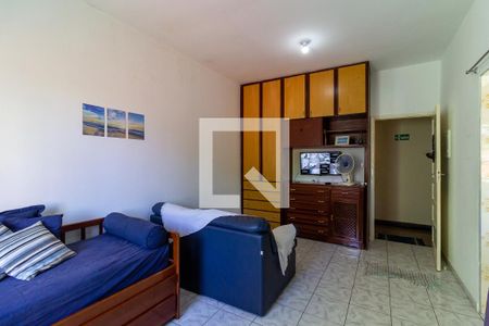 Sala/quarto de kitnet/studio para alugar com 1 quarto, 28m² em Caiçara, Praia Grande