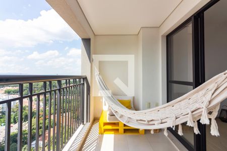 Varanda  de apartamento para alugar com 1 quarto, 41m² em Continental, Osasco