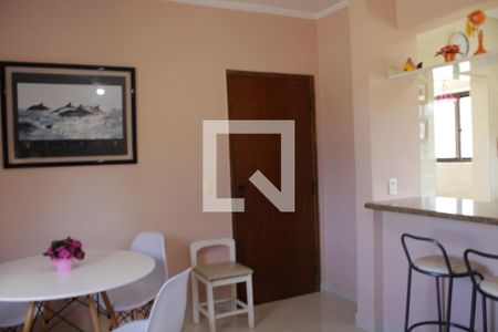 Sala de apartamento para alugar com 1 quarto, 50m² em Jardim Ana Maria, Guarujá