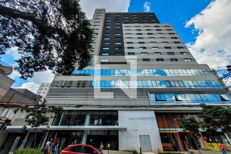 Studio para alugar com 21m², 1 quarto e sem vaga Studio para alugar com 21m², 1 quarto e sem vagaFachada