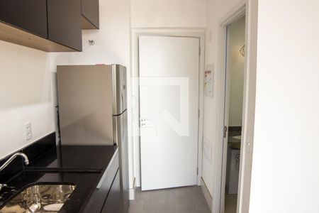 Cozinha de apartamento para alugar com 1 quarto, 26m² em Consolação, São Paulo