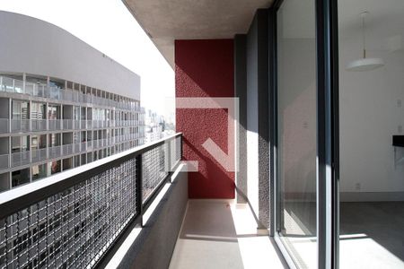 Varanda de apartamento para alugar com 1 quarto, 26m² em Consolação, São Paulo