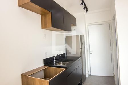 Cozinha de apartamento para alugar com 1 quarto, 26m² em Consolação, São Paulo