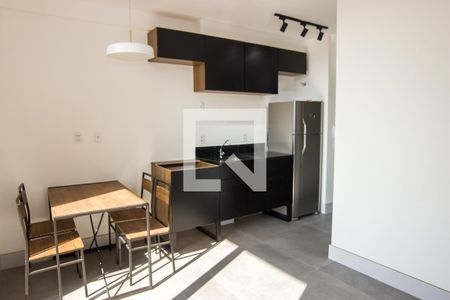 Cozinha de apartamento para alugar com 1 quarto, 26m² em Consolação, São Paulo