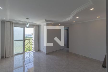 Sala de apartamento para alugar com 2 quartos, 58m² em Residencial Eldorado, Goiânia