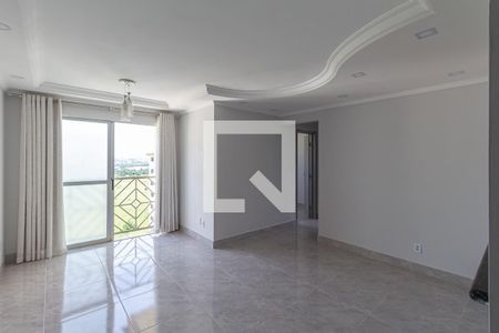 Sala de apartamento para alugar com 2 quartos, 58m² em Residencial Eldorado, Goiânia