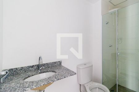 Banheiro de kitnet/studio para alugar com 1 quarto, 28m² em Vila Mariana, São Paulo