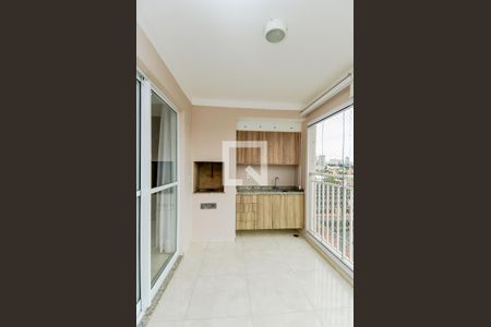 Varanda da Sala de apartamento para alugar com 3 quartos, 87m² em Vila Augusta, Guarulhos