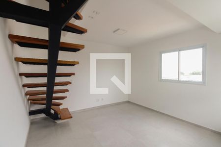 Sala e Cozinha  de apartamento para alugar com 1 quarto, 38m² em São Lucas, São Paulo