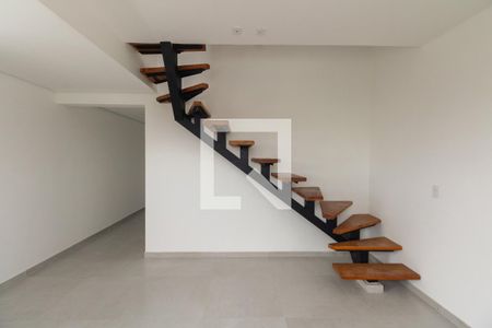 Sala e Cozinha  de apartamento para alugar com 1 quarto, 38m² em São Lucas, São Paulo