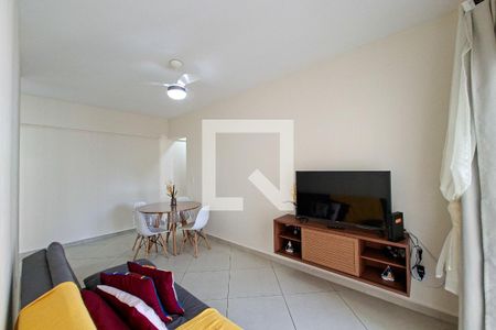 Sala de apartamento para alugar com 1 quarto, 64m² em Cidade Ocian, Praia Grande