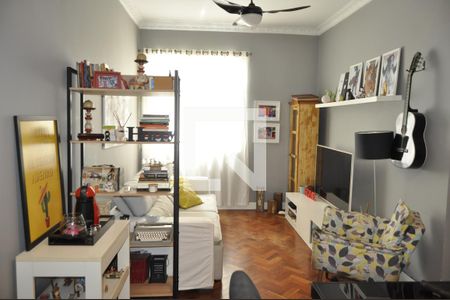 Sala de apartamento à venda com 2 quartos, 60m² em Riachuelo, Rio de Janeiro