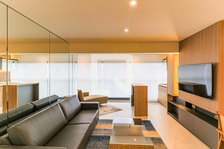 Sala de apartamento para alugar com 2 quartos, 84m² em Jardim das Acacias, São Paulo