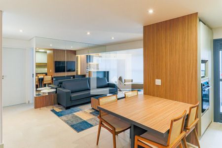 Sala de apartamento para alugar com 2 quartos, 84m² em Jardim das Acacias, São Paulo