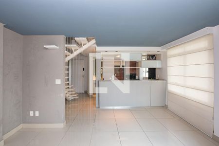 Sala de apartamento para alugar com 1 quarto, 67m² em Vale do Sereno, Nova Lima