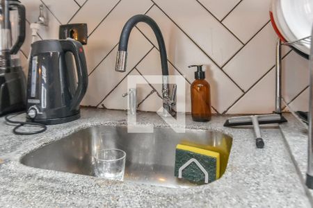 Studio à venda com 27m², 1 quarto e sem vagaCozinha e Área de Serviço