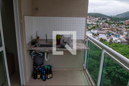 varanda de apartamento para alugar com 2 quartos, 58m² em Taquara, Rio de Janeiro