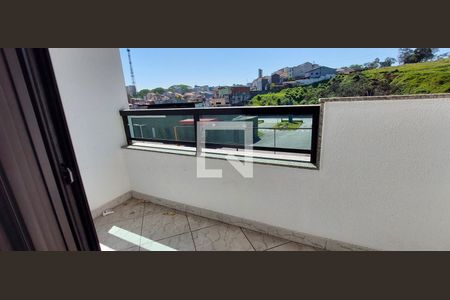 Varanda do Quarto 1  de apartamento para alugar com 3 quartos, 121m² em Vila Pires, Santo André