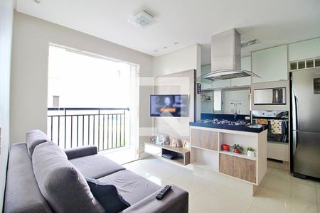 Sala de apartamento para alugar com 2 quartos, 50m² em Vila Metalúrgica, Santo André