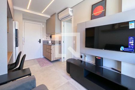 Sala de apartamento para alugar com 1 quarto, 28m² em Vila Nova Conceição, São Paulo