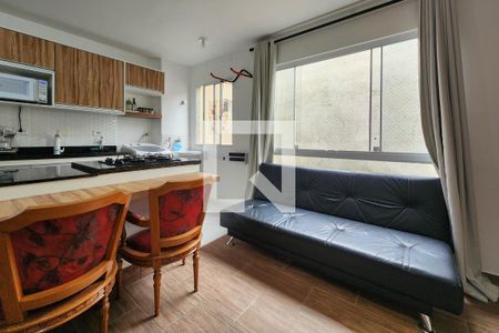 Sala de apartamento para alugar com 1 quarto, 42m² em Nova Gerty, São Caetano do Sul