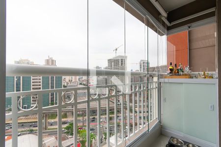 Varanda da Sala de apartamento para alugar com 1 quarto, 32m² em Parque da Vila Prudente, São Paulo