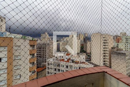 Varanda do Studio de kitnet/studio para alugar com 1 quarto, 53m² em Campos Elíseos, São Paulo