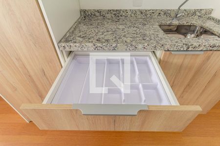 Studio para alugar com 24m², 1 quarto e sem vagaCozinha