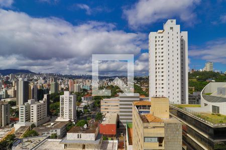 Vista da Sala de apartamento à venda com 3 quartos, 137m² em Santo Agostinho, Belo Horizonte