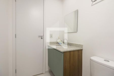 Banheiro  de kitnet/studio para alugar com 1 quarto, 24m² em Tatuapé, São Paulo